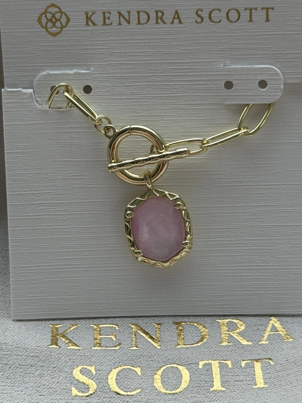Kendra Scott pink necklace